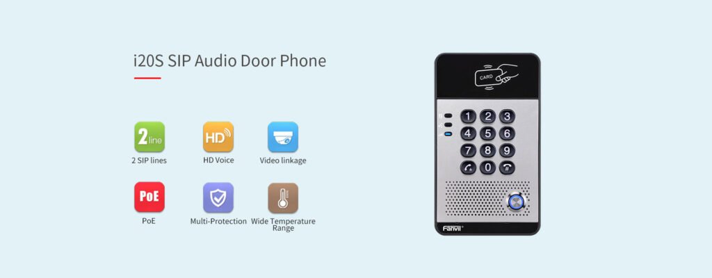 Fanvil i20S SIP Audio Door Phone aplications